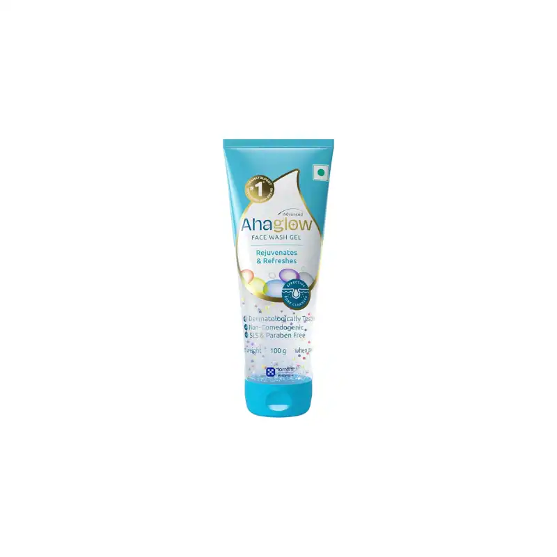 Torrent Pharma Ahaglow Face Wash Gel (100g) Torrent Pharma Ahaglow Face Wash Gel - Image 1