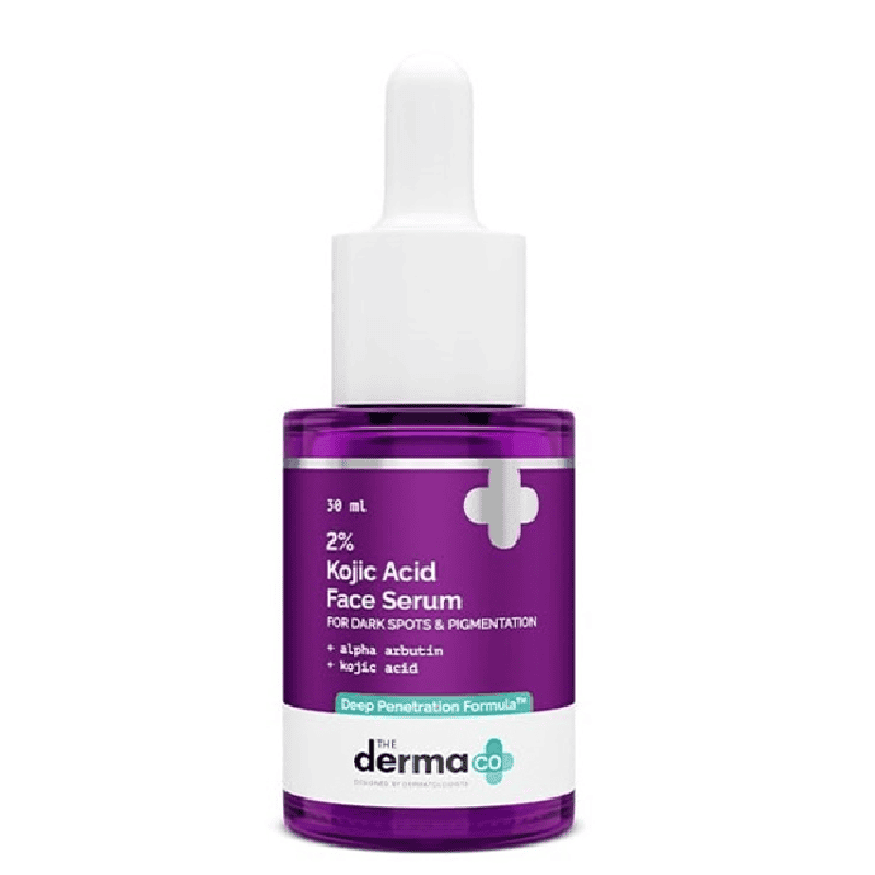 The Derma Co 2% Kojic Acid Face Serum with 1% Alpha Arbutin & Niacinamide The Derma Co 2% Kojic Acid Face Serum with 1% Alpha Arbutin & Niacinamide