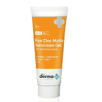 The Derma Co Ultra Matte Sunscreen Gel SPF60 PA+++