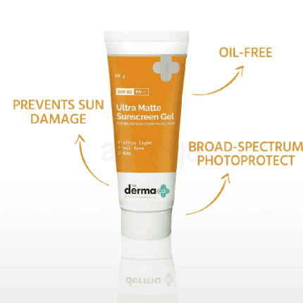 The Derma Co Ultra Matte Sunscreen Gel SPF60 PA+++