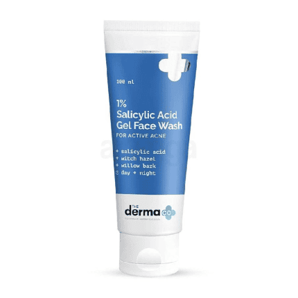 The Derma Co 1% Salicylic Acid Gel Face Wash For Active Acne