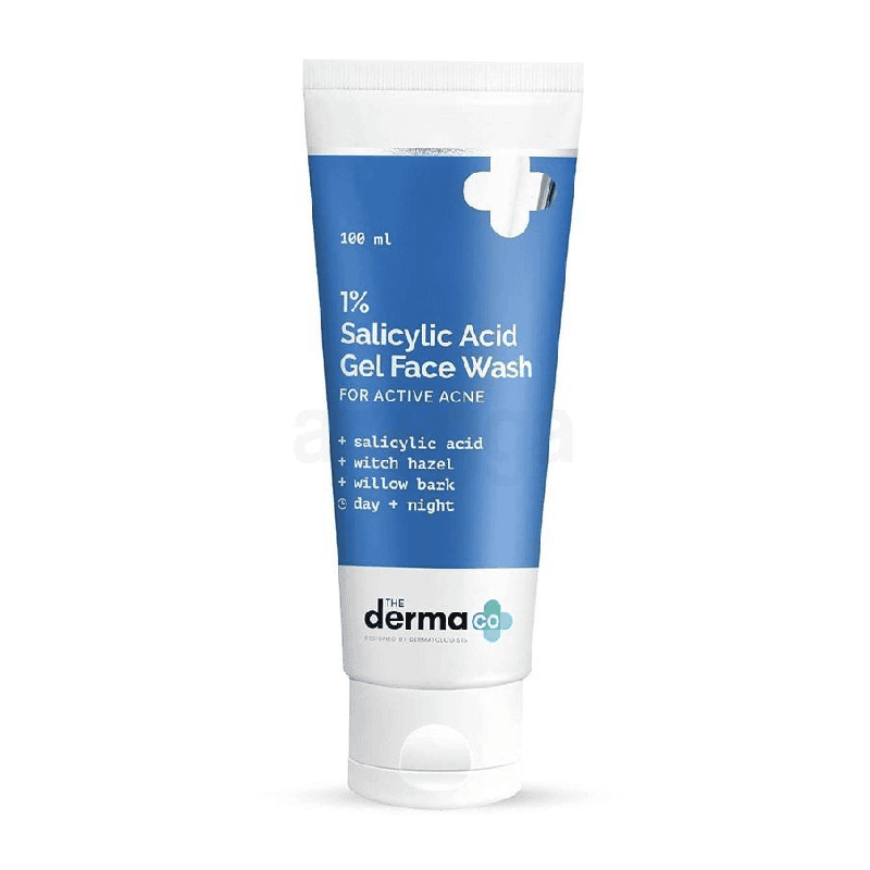 The Derma Co 1% Salicylic Acid Gel Face Wash For Active Acne The Derma Co 1% Salicylic Acid Gel Face Wash For Active Acne
