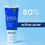 The Derma Co 1% Salicylic Acid Gel Face Wash For Active Acne