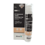 The Derma Co 1% Hyaluronic Tinted Sunscreen Gel SPF60 PA++++
