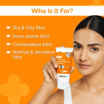 The Derma Co C-Cinamide Radiance Sunscreen Aqua Gel SPF50 PA++++ (50g)