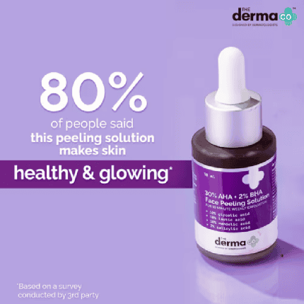 The Derma Co 30% AHA + 2% BHA Peeling Solution (30ml)