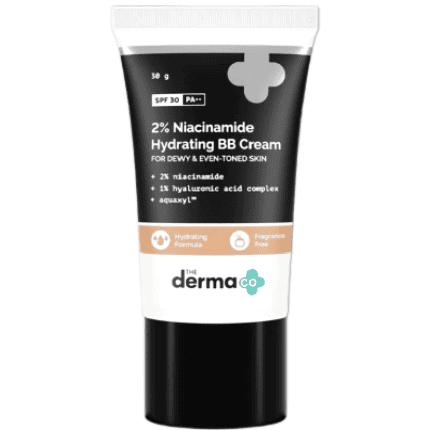 The Derma Co 2% Niacinamide Hydrating BB Cream - Nude