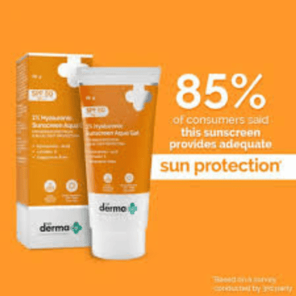 The Derma Co 1% Hyaluronic Sunscreen Aqua Gel SPF50 PA++++