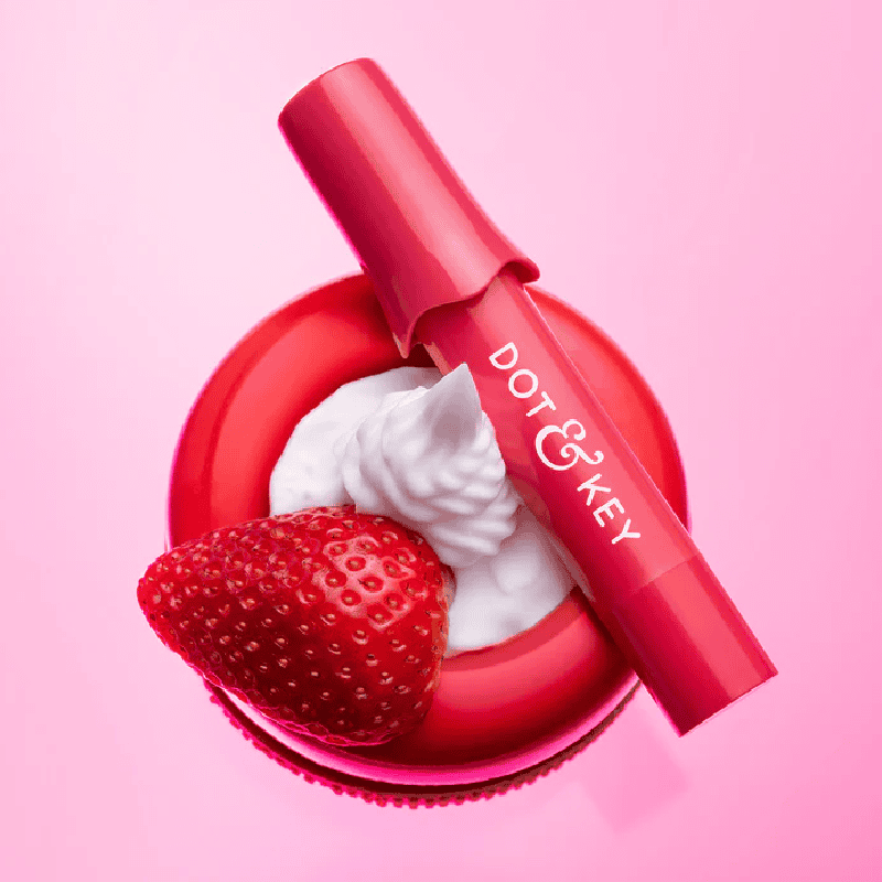 Dot & Key Meltie Lip Balm SPF 50+ with 2% Kojic - Strawberry Glaze Dot & Key Meltie Lip Balm SPF 50+ with 2% Kojic - Strawberry Glaze