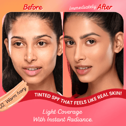 Dot & Key Strawberry Dew Tinted Sunscreen - BEIGE SPF50+ PA++++