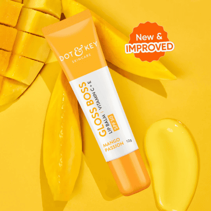 Dot & Key Gloss Boss Vitamin C + E Lip Balm SPF50 - Mango Passion