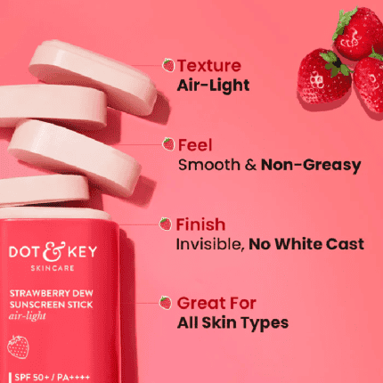 Dot & Key Strawberry Dew Sunscreen Stick On The Go SPF50