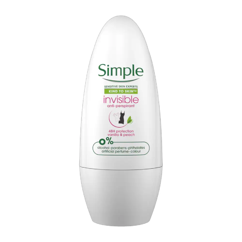 Simple Invisible Anti-Perspirant Deodorant Roll-On Simple Invisible Anti-Perspirant Deodorant Roll-On
