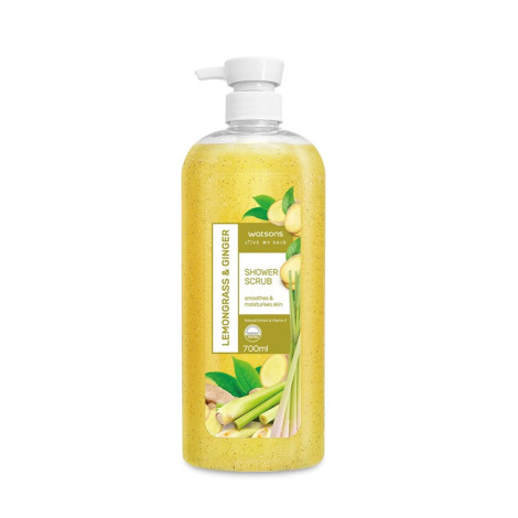Watsons Lemongress & Ginger Shower Scrub 700ml Watsons Lemongress & Ginger Shower Scrub 700ml - Image 1