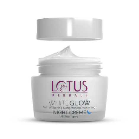 Lotus WhiteGlow Skin Brightening & Nourishing Night Cream 60g Lotus WhiteGlow Skin Brightening & Nourishing Night Cream 60g - Image 1