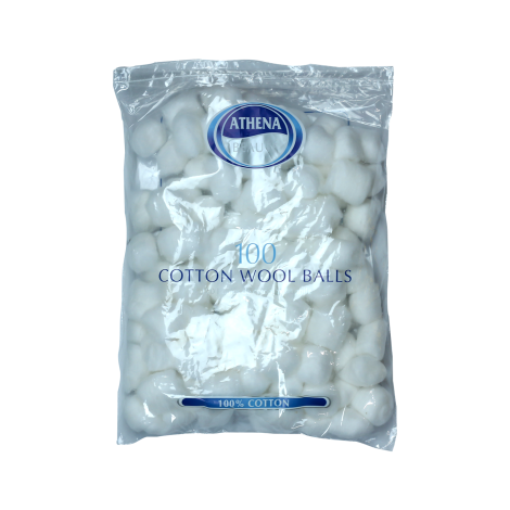 Athena Beaute Cotton Wool Balls 100 Pcs Athena Beaute Cotton Wool Balls 100 Pcs - Image 1