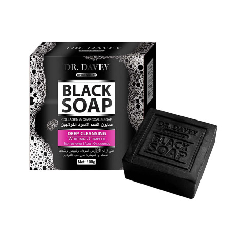 Dr. Davey Black Soap 100gm Dr. Davey Black Soap 100gm - Image 1