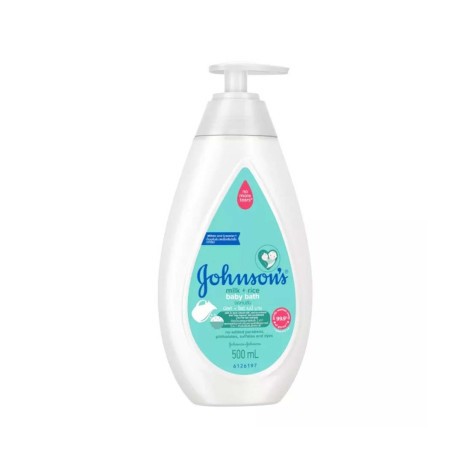 Johnson's Baby Milk and Rice Baby Bath 500ml Johnson's Baby Milk and Rice Baby Bath 500ml - Image 1