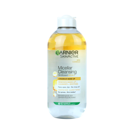 Garnier Skin Active All-in-1 Micellar Cleansing Water in Oil 400ml Garnier Skin Active All-in-1 Micellar Cleansing Water in Oil 400ml - Image 1