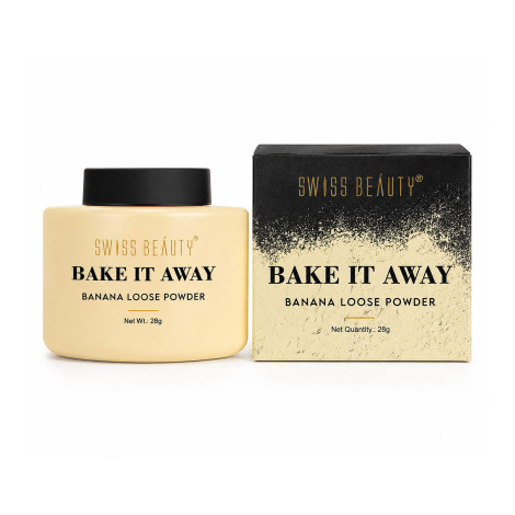 Swiss Beauty Bake It Away Banana Loose Powder 28g Swiss Beauty Bake It Away Banana Loose Powder 28g - Image 1
