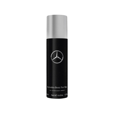 Mercedes Benz Men Black All Over Body Spray 200ml Mercedes Benz Men Black All Over Body Spray 200ml - Image 1