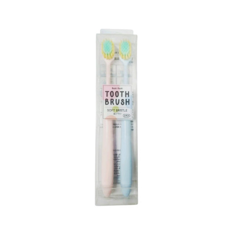 Moshi Moshi Soft Bristle Toothbrush Twin Pack Moshi Moshi Soft Bristle Toothbrush Twin Pack - Image 1