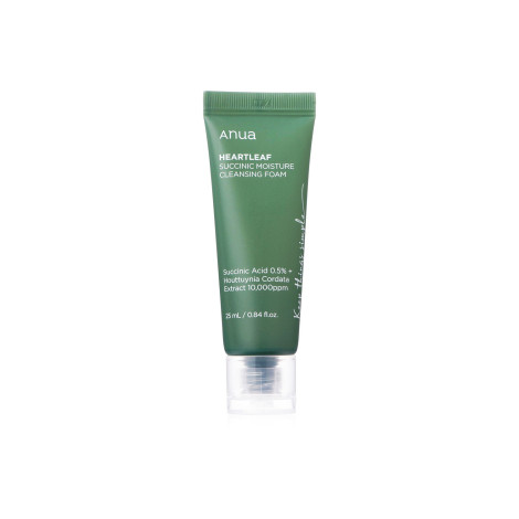 Anua Heartleaf Succinic Moisture Cleansing Foam 25ml Anua Heartleaf Succinic Moisture Cleansing Foam 25ml - Image 1