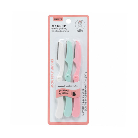Mixueer EyeBrow Trimmer 3Pcs Mixueer EyeBrow Trimmer 3Pcs - Image 1
