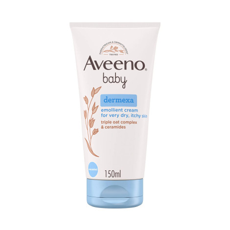 Aveeno Baby Dermexa Emollient Cream for Very Dry, Itchy Skin 150ml Aveeno Baby Dermexa Emollient Cream for Very Dry, Itchy Skin 150ml - Image 1