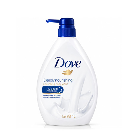 Dove Deeply Nourishing Body Wash 1L Dove Deeply Nourishing Body Wash 1L - Image 1