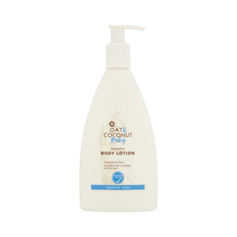 Superdrug Oat & Coconut Baby Sensitive Body Lotion 300ml Superdrug Oat & Coconut Baby Sensitive Body Lotion 300ml - Image 1