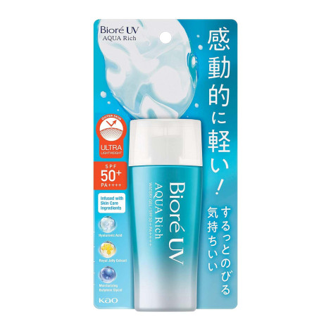 Kao Biore UV Aqua Rich Watery Gel SPF50+ PA++++ 70ml Kao Biore UV Aqua Rich Watery Gel SPF50+ PA++++ 70ml - Image 1
