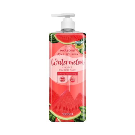 Watsons Love My Skin Watermelon Scented Gel Body Wash 1000ml Watsons Love My Skin Watermelon Scented Gel Body Wash 1000ml - Image 1