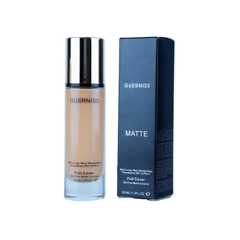 Gueriness Full Cover Matte Foundation - 3.0 Ivory Gueriness Full Cover Matte Foundation - 3.0 Ivory - Image 1