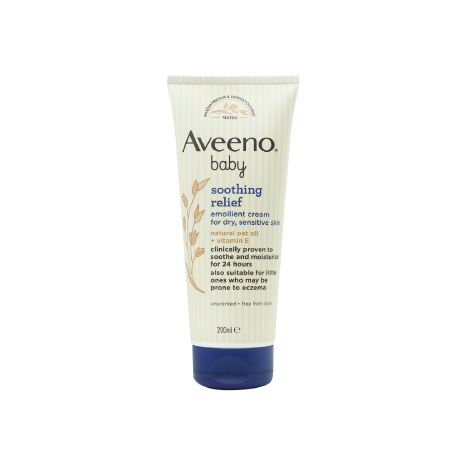 Aveeno Baby Soothing Relief Emollient Cream 200ml Aveeno Baby Soothing Relief Emollient Cream 200ml - Image 1