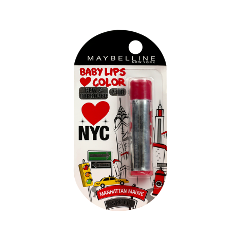 Maybelline Baby Lips Color SPF11 Lip Balm - Manhattan Mauve Maybelline Baby Lips Color SPF11 Lip Balm - Manhattan Mauve - Image 1