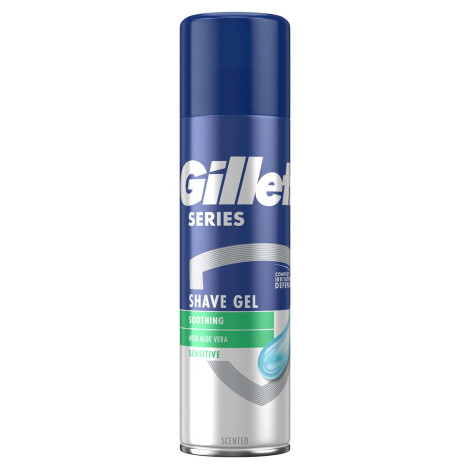 Gillette Series Aloe Vera Soothing Sensitive Shave Gel 200ml Gillette Series Aloe Vera Soothing Sensitive Shave Gel 200ml - Image 1