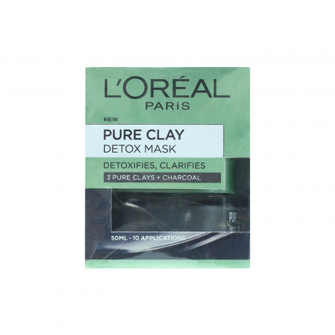 LOreal Pure Clay Detox Mask 50ml LOreal Pure Clay Detox Mask 50ml - Image 1