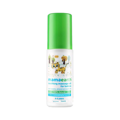 Mamaearth Baby Soothing Massage Oil 100ml For 0-5 years Mamaearth Baby Soothing Massage Oil 100ml For 0-5 years - Image 1
