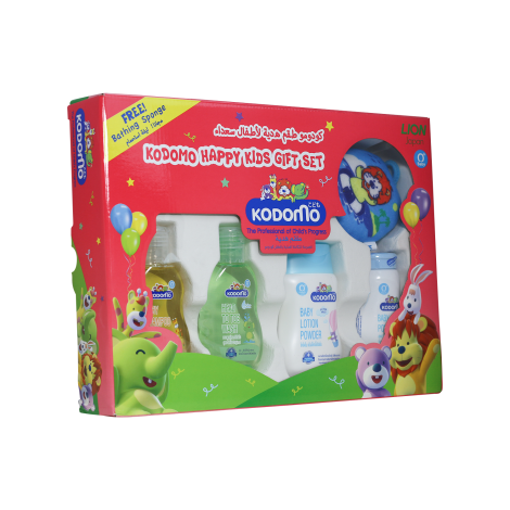 Kodomo Baby Happy Kids 5pcs Gift Set 0+ Kodomo Baby Happy Kids 5pcs Gift Set 0+ - Image 1