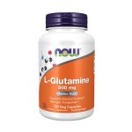 Now Foods L-Glutamine 500 mg – 120 Veg Capsules