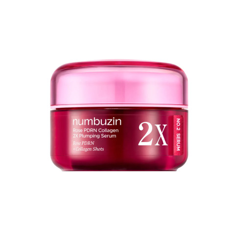 Numbuzin No.2 Rose PDRN Collagen 2X Plumping Serum 30ml Numbuzin No.2 Rose PDRN Collagen 2X Plumping Serum 30ml - Image 1