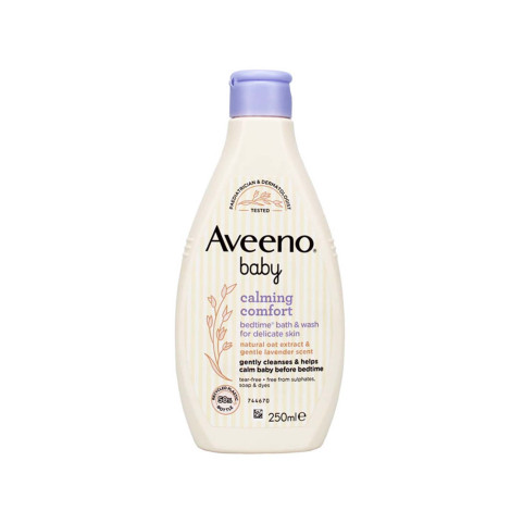Aveeno Baby Calming Comfort Bedtime Bath Wash 250ml Aveeno Baby Calming Comfort Bedtime Bath Wash 250ml - Image 1