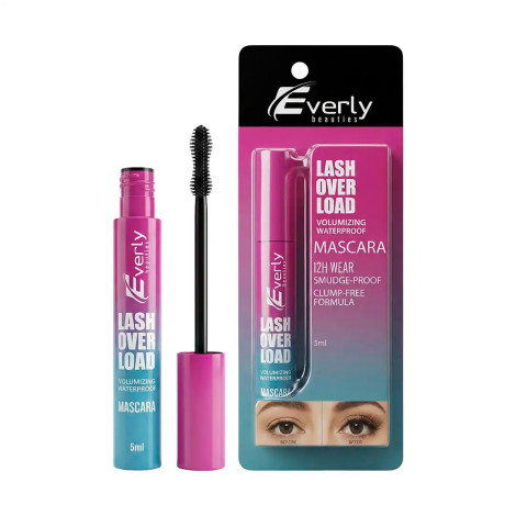 Everly Beauties Lash Over Load Volumizing Waterproof Mascara 5ml Everly Beauties Lash Over Load Volumizing Waterproof Mascara 5ml - Image 1