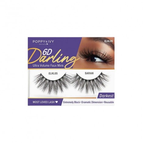 Absolute New York 6D Darling Ultra Volume Faux Mink Eye Lashes - ELHL05 Sarah Absolute New York 6D Darling Ultra Volume Faux Mink Eye Lashes - ELHL05 Sarah - Image 1