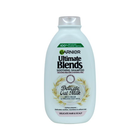 Garnier Ultimate Blends Delicate Oat Milk Smoothing Shampoo 400ml Garnier Ultimate Blends Delicate Oat Milk Smoothing Shampoo 400ml - Image 1
