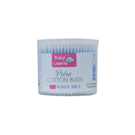 Baby Cherie Pure Cotton Buds 300s Baby Cherie Pure Cotton Buds 300s - Image 1