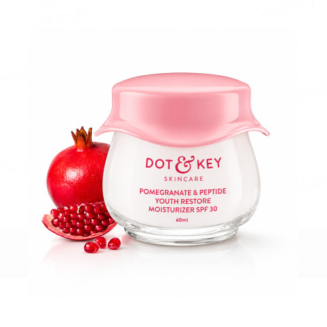 Dot & Key Pomegranate & Peptide Youth Restore Moisturizer SPF30 60ml Dot & Key Pomegranate & Peptide Youth Restore Moisturizer SPF30 60ml - Image 1