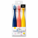 Moshi Moshi 3 Colour Soft Bristle Toothbrush 3Pcs