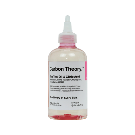 Carbon Theory Tea Tree Oil & Citric Acid Facial Tonic 250ml Carbon Theory Tea Tree Oil & Citric Acid Facial Tonic 250ml - Image 1